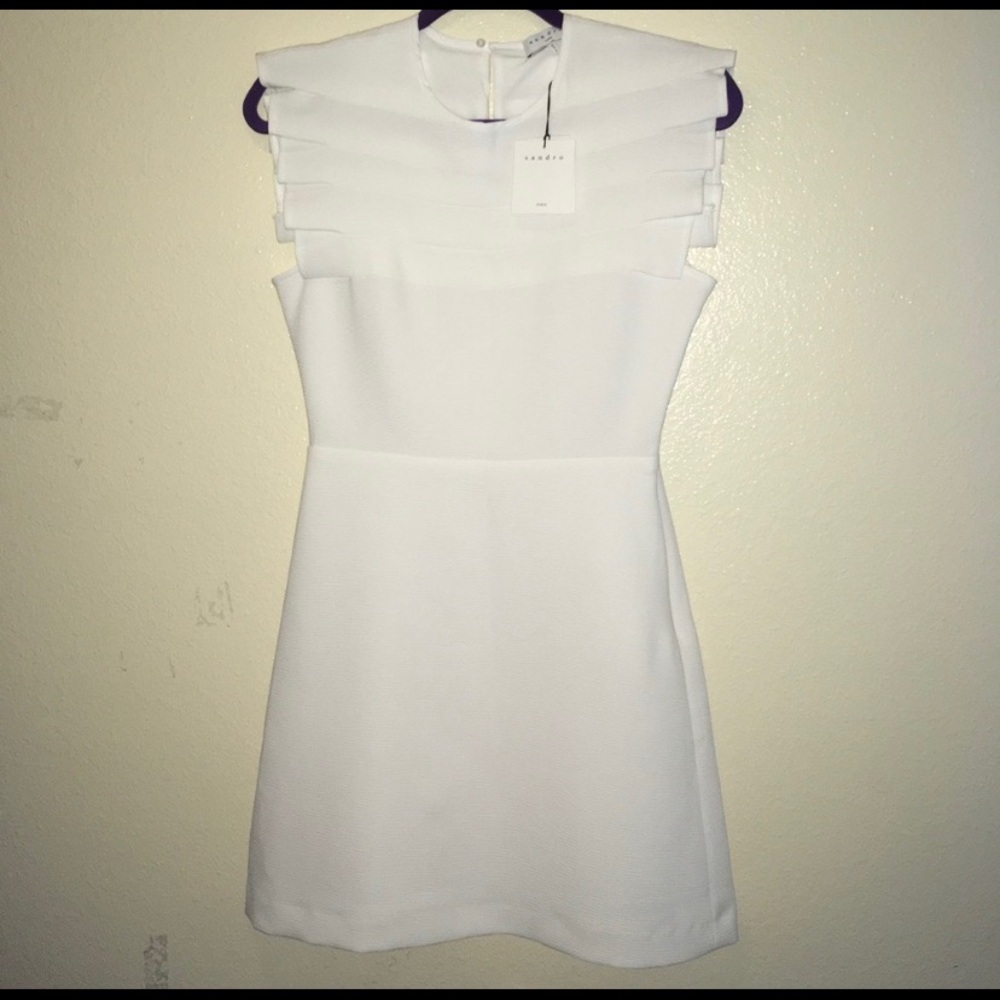 Sandro White Dress